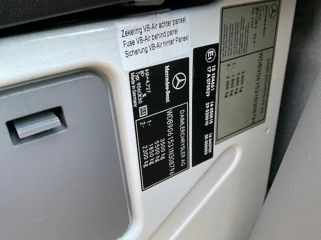 2007 mercedes-benz sprinter 515 2.2 cdi 366 dc bedrijfswagen - afbeelding 5 van  21