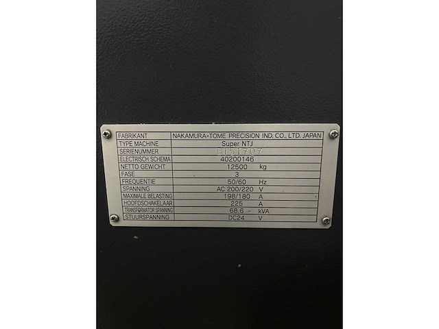 2007 nakamura super ntj cnc-draaibank - afbeelding 19 van  26