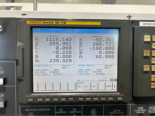 2007 nakamura super ntj cnc-draaibank - afbeelding 23 van  26