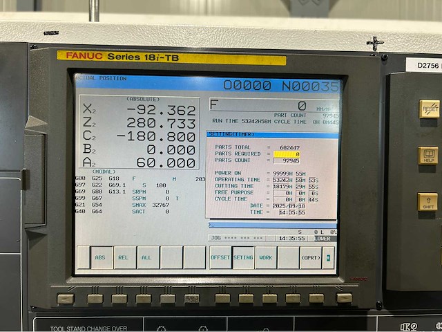 2007 nakamura super ntj cnc-draaibank - afbeelding 24 van  26