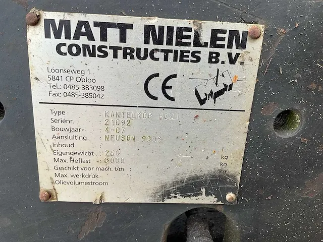2007 neuson 9503 wd banden graafmachine - afbeelding 9 van  43