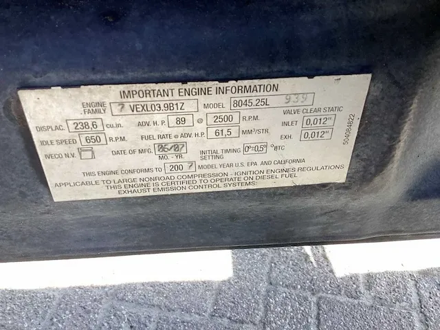 2007 new holland td95d vierwielaangedreven landbouwtractor - afbeelding 21 van  30