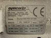 2007 omga radial 600 p3s radiaalafkortzaagmachine - afbeelding 2 van  10