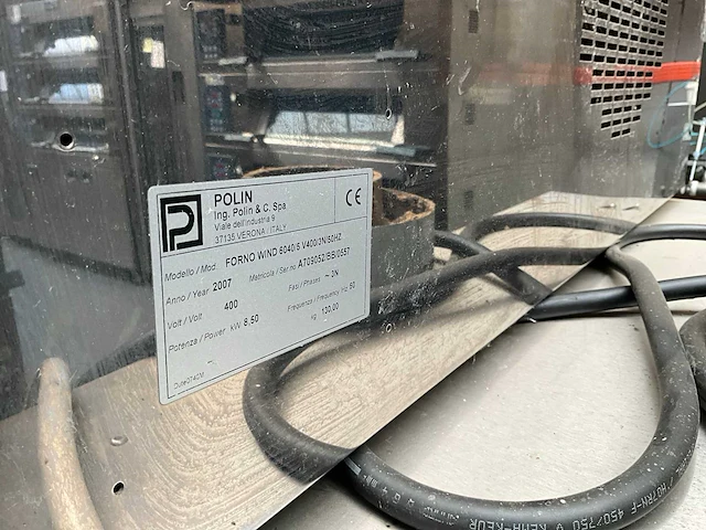 2007 polin forno wind 6040/5 broodoven - afbeelding 3 van  11