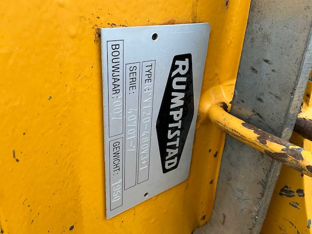 2007 rumptstad rpv120-480v3+1 ploeg - afbeelding 16 van  23