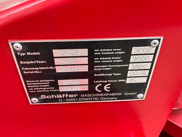 2007 schaffer 4048 shovel - afbeelding 15 van  28