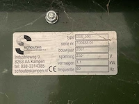 2007 schouten bde 100 opvoerelevator met stortbunker - afbeelding 7 van  15