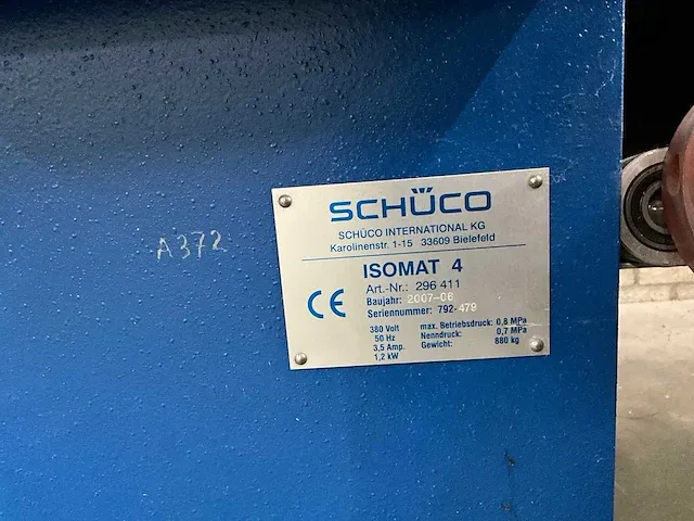2007 schüco isomat 4 profielwalsmachine (c-465) - afbeelding 5 van  19