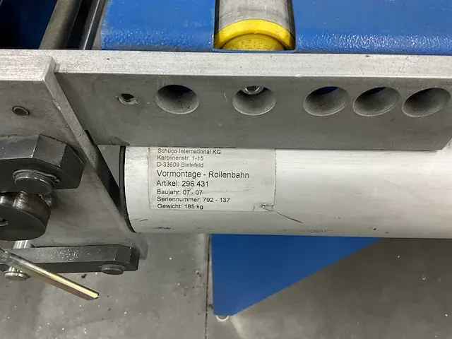 2007 schüco isomat 4 profielwalsmachine (c-465) - afbeelding 7 van  19