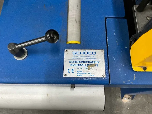 2007 schüco isomat 4 profielwalsmachine (c-465) - afbeelding 9 van  19