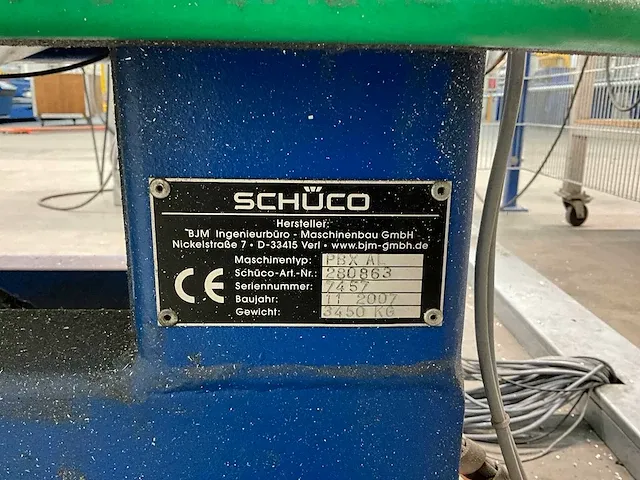 2007 schüco pbx al cnc-bewerkingscentrum (c-465) - afbeelding 7 van  22