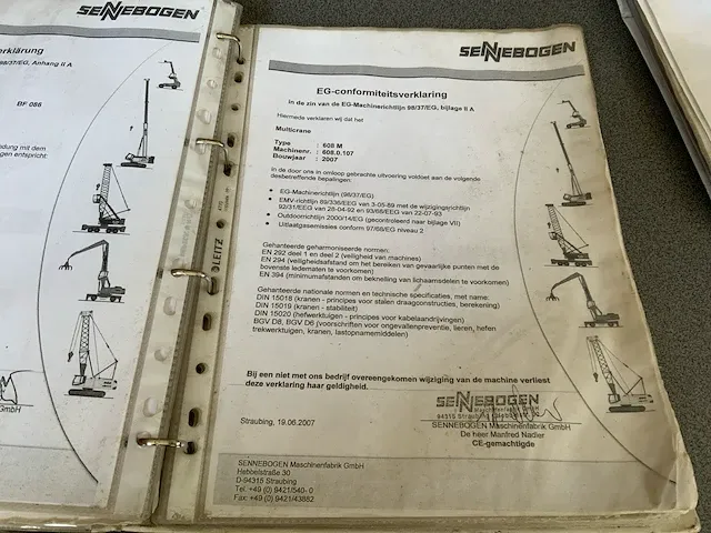 2007 sennebogen 608 verreiker - afbeelding 77 van  80
