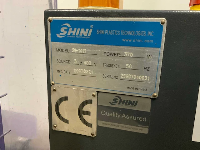 2007 shini sg-1417 granuleermachine - afbeelding 8 van  8