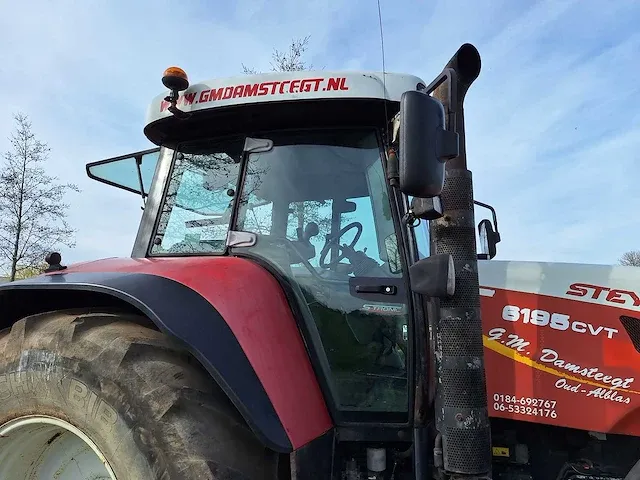 2007 steyr 6195 cvt vierwielaangedreven landbouwtractor - afbeelding 8 van  18
