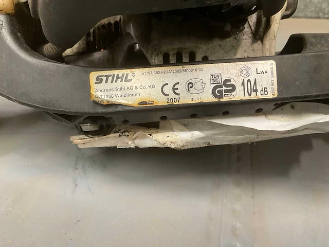 2007 stihl hs81t heggenschaar - afbeelding 5 van  6