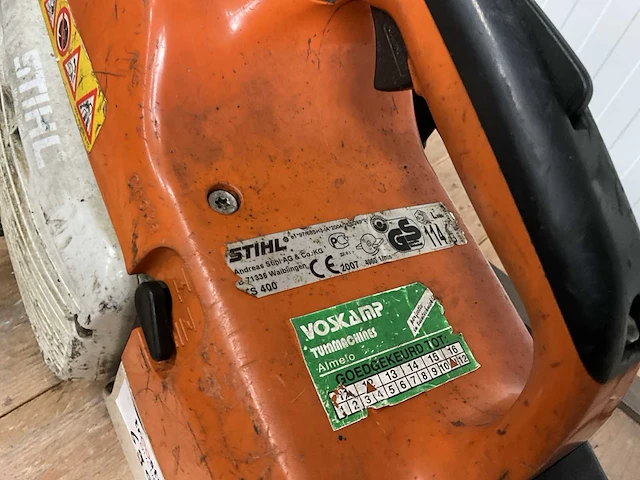 2007 stihl ts400 motorslijper - afbeelding 8 van  8
