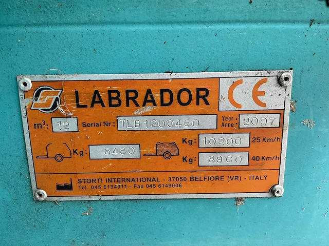 2007 storti labrador 120 zelfladende voermengwagen - afbeelding 22 van  29
