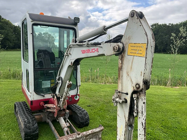 2007 takeuchi tb016 minigraafmachine - afbeelding 4 van  33