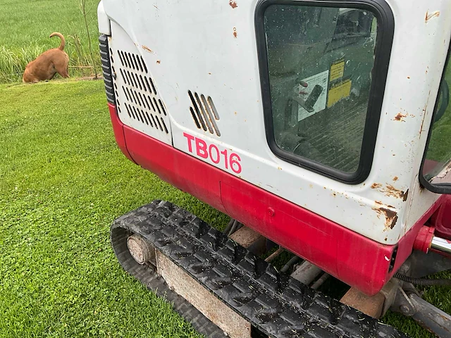 2007 takeuchi tb016 minigraafmachine - afbeelding 10 van  33