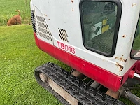 2007 takeuchi tb016 minigraafmachine - afbeelding 10 van  33