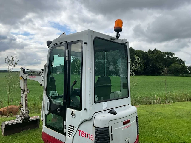2007 takeuchi tb016 minigraafmachine - afbeelding 11 van  33