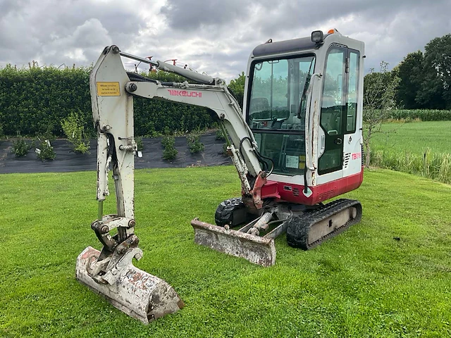 2007 takeuchi tb016 minigraafmachine - afbeelding 1 van  33
