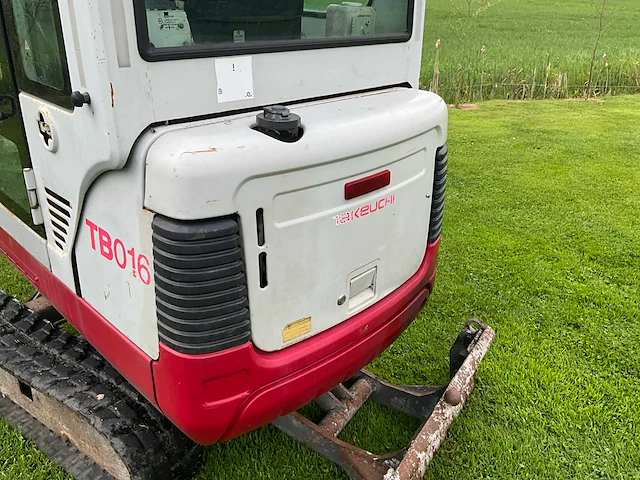 2007 takeuchi tb016 minigraafmachine - afbeelding 13 van  33