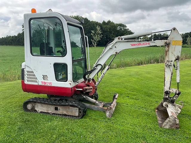 2007 takeuchi tb016 minigraafmachine - afbeelding 30 van  33