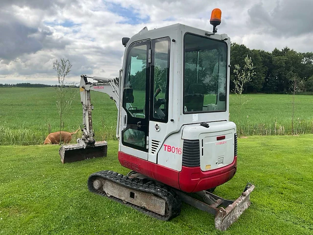 2007 takeuchi tb016 minigraafmachine - afbeelding 33 van  33