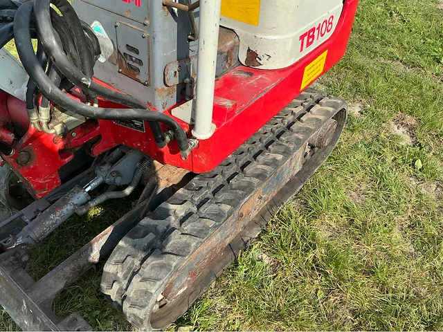 2007 takeuchi tb108 rupsgraafmachine - afbeelding 5 van  29