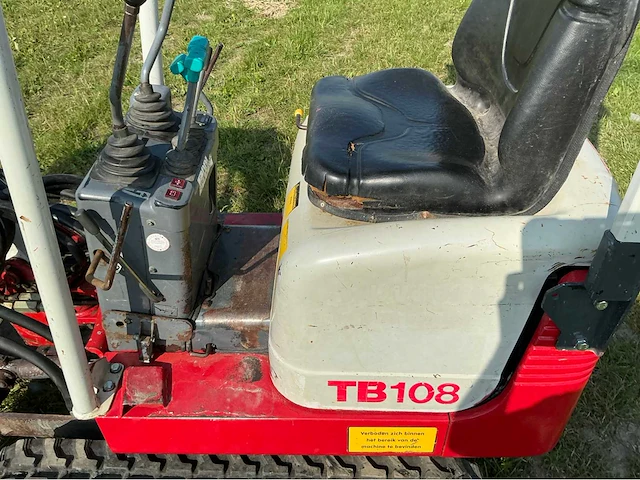 2007 takeuchi tb108 rupsgraafmachine - afbeelding 8 van  29