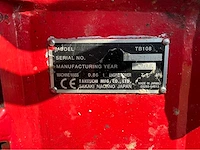 2007 takeuchi tb108 rupsgraafmachine - afbeelding 22 van  29
