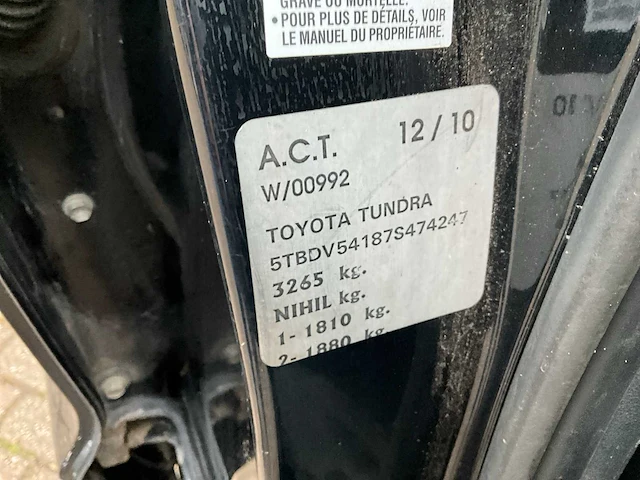 2007 toyota tundra bedrijfswagen - afbeelding 27 van  38