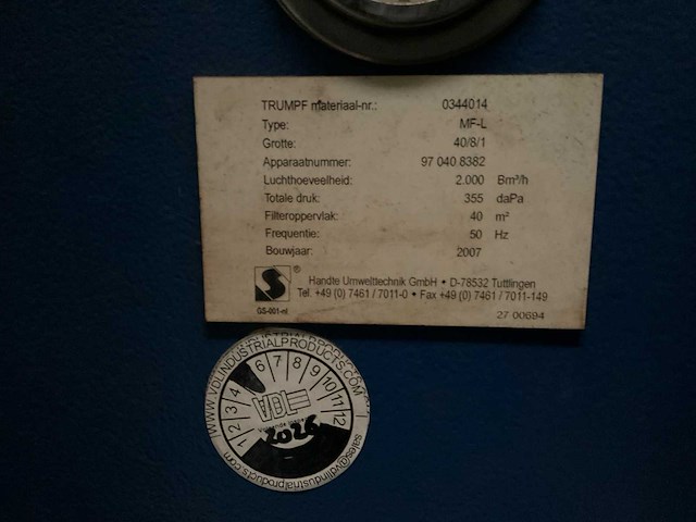 2007 trumpf trulaser 3030 lasersnijmachine - afbeelding 21 van  55