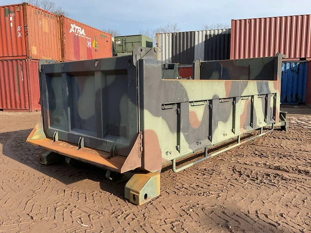 2007 uniteam 20 ft haakarm kiepbak - afbeelding 3 van  9
