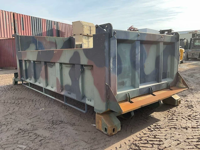 2007 uniteam 20 ft haakarm kiepbak - afbeelding 4 van  9