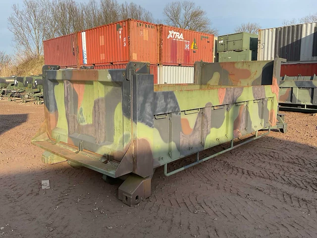 2007 uniteam 20 ft haakarm kiepbak - afbeelding 3 van  8
