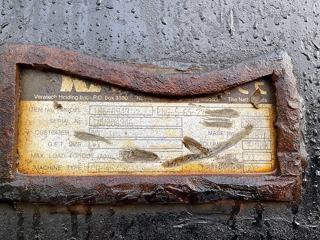 2007 verachtert graafbak cw45 - afbeelding 7 van  7