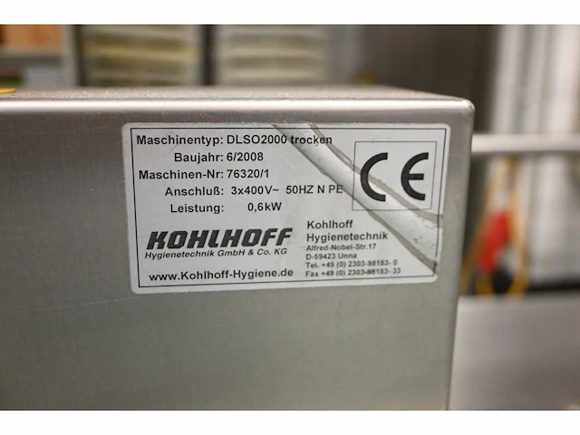 2008 - bosgraaf dlso 2000 rvs doorloopzolenreiniger - afbeelding 7 van  8