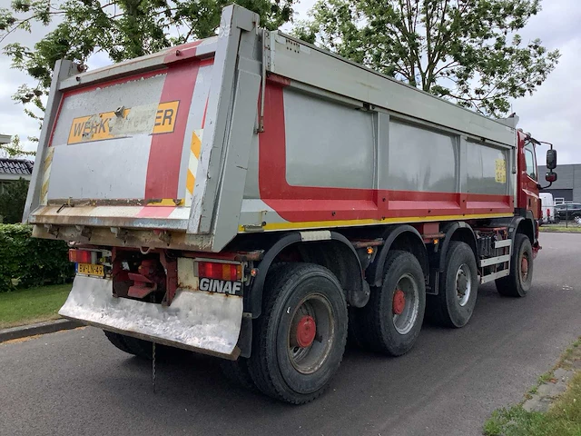 2008 - ginaf - x 4446 ts - 8x8 kipper vrachtwagen - afbeelding 23 van  36