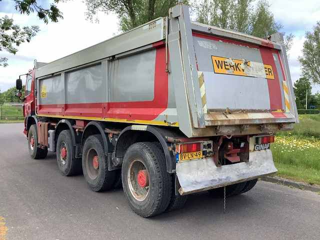 2008 - ginaf - x 4446 ts - 8x8 kipper vrachtwagen - afbeelding 31 van  36