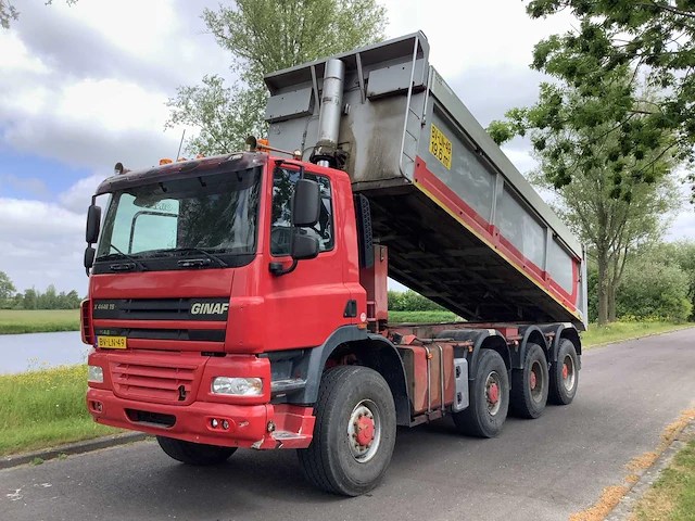 2008 - ginaf - x 4446 ts - 8x8 kipper vrachtwagen - afbeelding 32 van  36