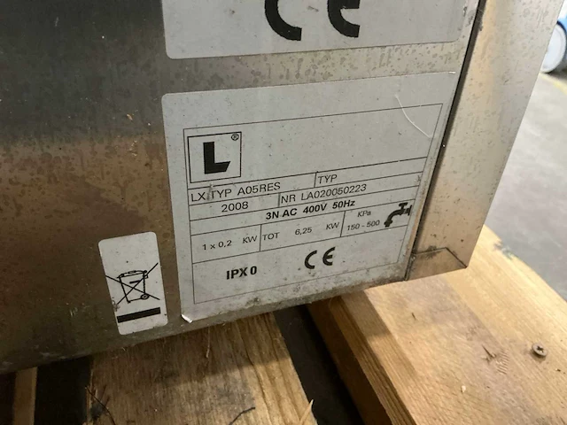 2008 alphatech a05res heteluchtoven - afbeelding 7 van  7