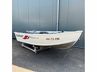 2008 alumacraft fisherman 145 consoleboot en visboot - afbeelding 1 van  12