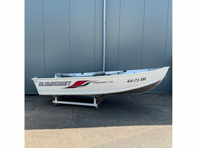 2008 alumacraft fisherman 145 consoleboot en visboot - afbeelding 5 van  12