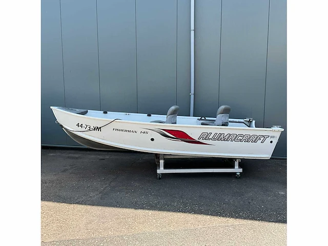 2008 alumacraft fisherman 145 consoleboot en visboot - afbeelding 6 van  12