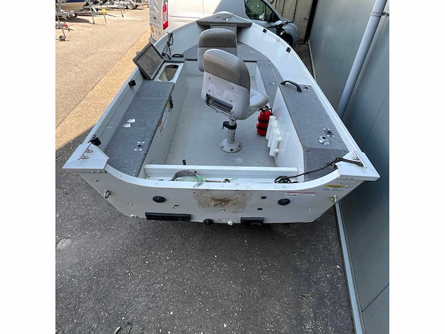 2008 alumacraft fisherman 145 consoleboot en visboot - afbeelding 9 van  12