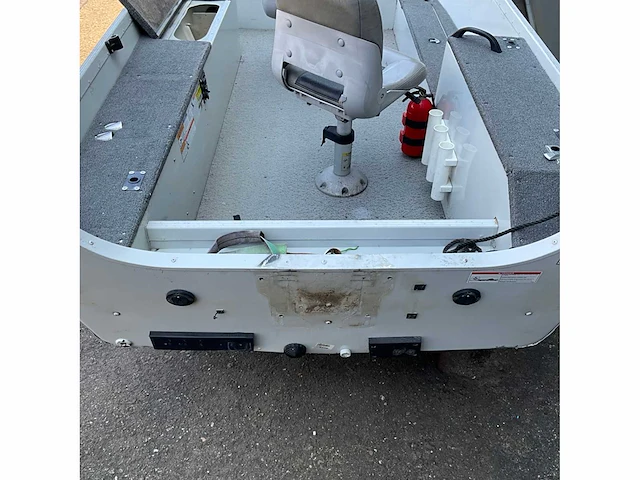 2008 alumacraft fisherman 145 consoleboot en visboot - afbeelding 10 van  12