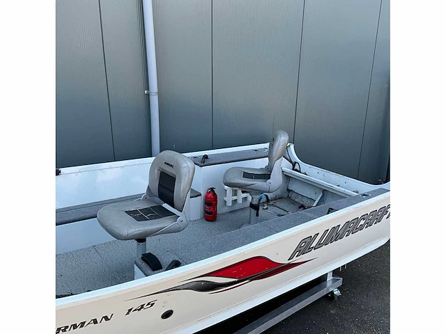 2008 alumacraft fisherman 145 consoleboot en visboot - afbeelding 11 van  12