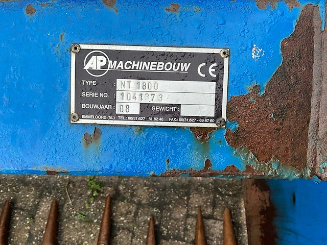 2008 ap nt 1800 kuilhapper - afbeelding 4 van  12